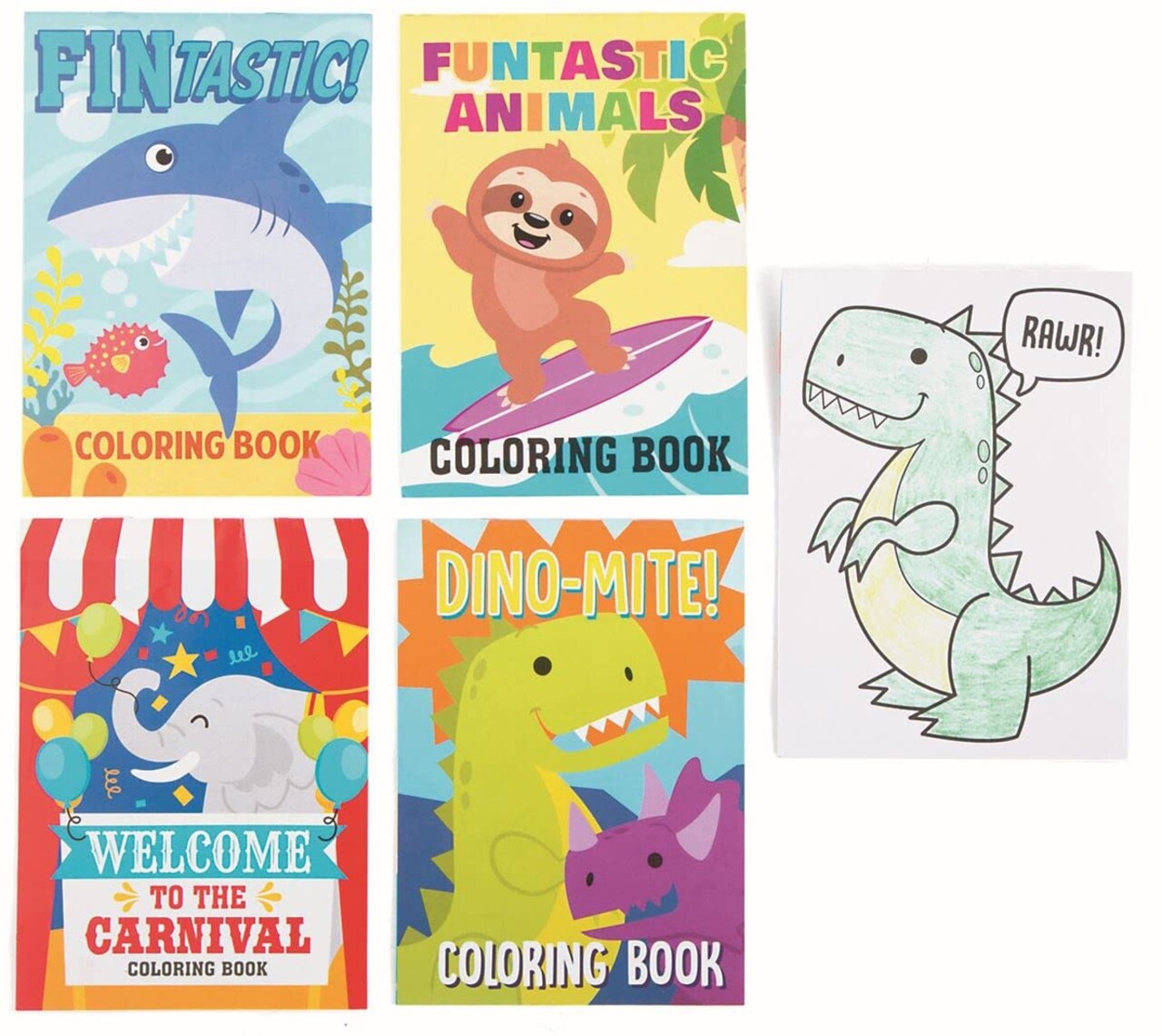 72-pack of Kid's Coloring Books ~ Great Party Favors! Assorted Designs